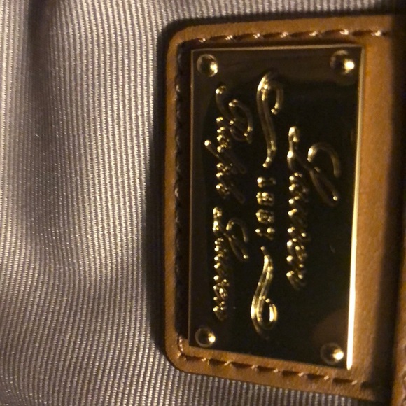 Lauren Ralph Lauren Leather Cow Print Handbag - Picture 5 of 8